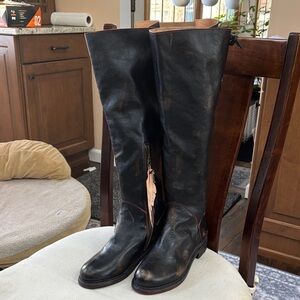 BedStu Manchester distressed boots - 7 1/2 - wide calf